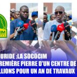 Gouye Mouride : la Sococim pose la première pierre d&rsquo;un centre de santé de 124 millions pour un an de travaux