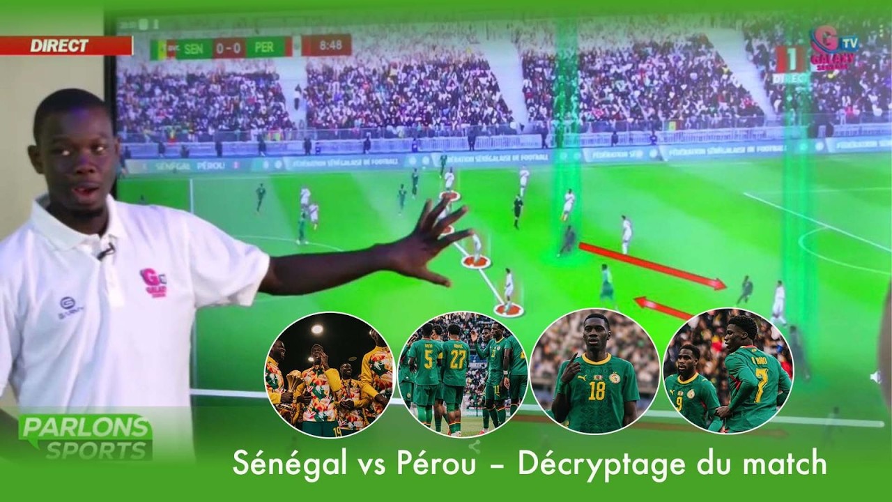 Analyse tactique : comment le Sénégal a dominé le Pérou dans le jeu