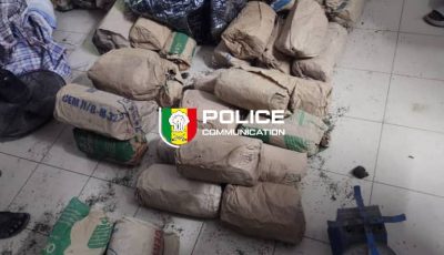 Thiaroye : 118 kg de chanvre saisis par la BRS de Dakar