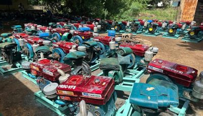 Bakel : le PUMA offre 95 motopompes et 75 tentes aux sinistrés des crues