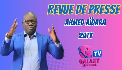 Revue de Presse 2ATV du Lundi 03 Novembre 2025 avec Ahmed Aïdara