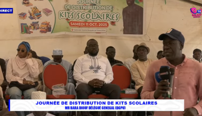 Diokoul: Bara Diouf offre des kits scolaires aux élèves
