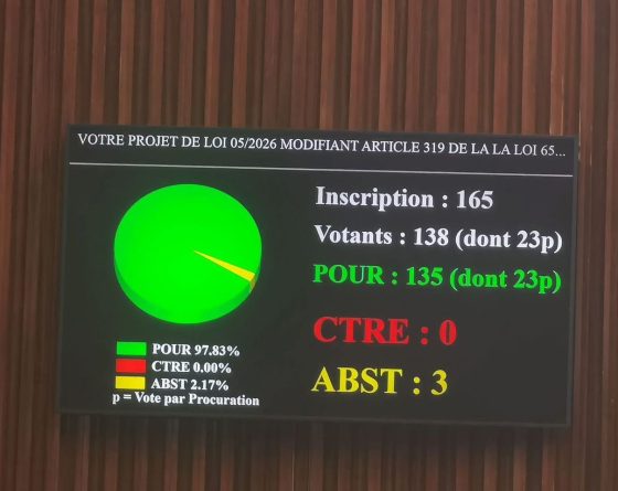 Article 319 du Code pénal : l’Assemblée adopte la réforme par 130 voix